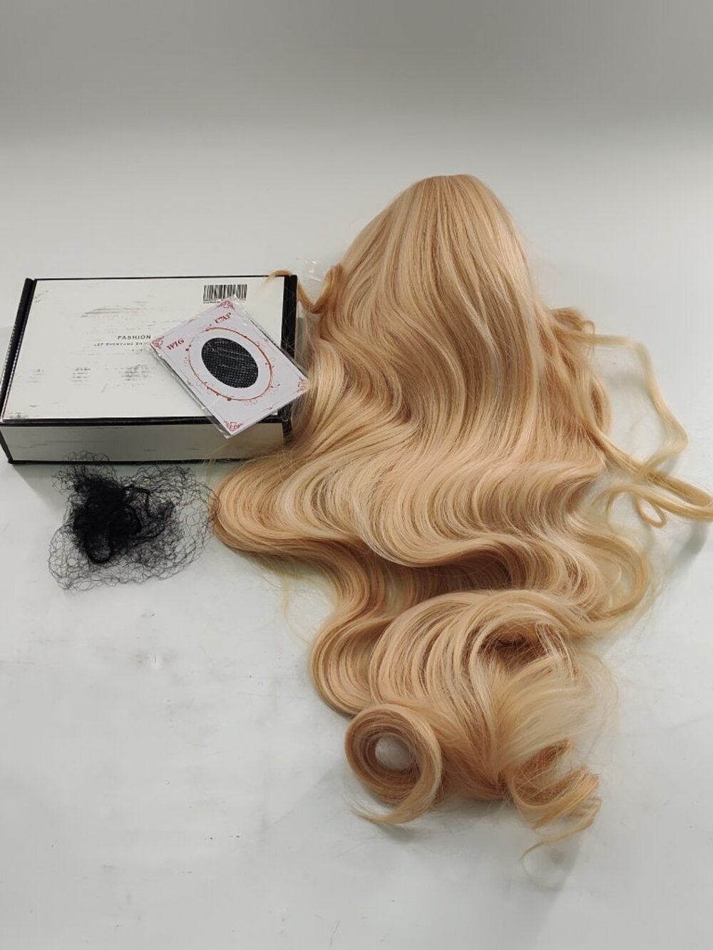 Full Cap Wig Long Wavy Blonde Medium Length                    PA#659-PA#664@CMK